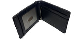 Wallet for Men Slim Men's RFID Wallet Minimalist Stainless Steel Money Clip with ID Window