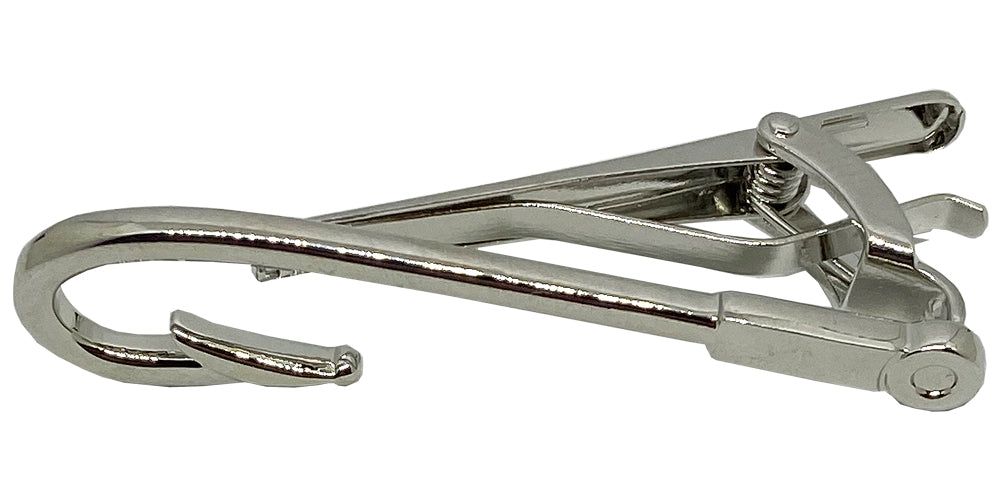 Silver Plated Fishing Hook Tie Clip – D&L MENSWEAR
