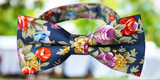Men's Pre-Tied Floral Bow Tie Adjustable Neck Wedding Party Bowtie