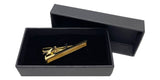 Men's Gold Plated Wood Inlay Tie Clip