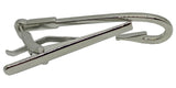 Silver Plated Fishing Hook Tie Clip