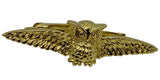 Men's Gold Plated Owl Tie Clip